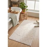 dekozer Luna Krem/Kırık Beyaz Yolluk 80x150 cm | %90 Pamuk, Yıkanabilir, Banyo, Mutfak ve Yatak Odası İçin