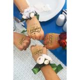 Dekozoni Happy Birthday Yazılı Geçici Dövme & Doğum Günü Partisi & Geçici Dövme 10 Adet