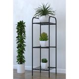 Dekozum 3 Raflı Dekoratif Metal Saksılık, Çiçek Rafı, Çok Amaçlı Raf, Ev ve Bahçe Dekoru - Tek Ebat - Çok Renkli