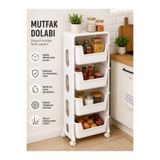 DEKOZUM FLEXİBOX Çok Amaçlı Banyo Mutfak Oyuncak Dolabı Raf Organizer Saklama Depolama Ünitesi