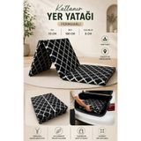 DEKOZUM FlexiSleep Süngerli Katlanır Yatak, Yer Yatağı, Misafir Yatağı, Kamp Yatağı, Sünger Yatak 180x70 cm