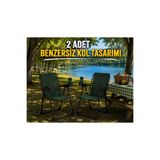 DEKOZUM HOLİDAY Kamp Sandalyesi, Katlanır Kamp Sandalyesi, Bardaklıklı Kamp Sandalyesi, Plaj Piknik Sandalye