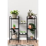 Dekozum Metal Çiçeklik ve Saksı Standı 8 Raflı Bitki Rafı, Bahçe ve Balkon Için Modern Saksılık Dolap - Tek Ebat - Çok Renkli