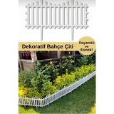 Dekozum Rose Bahçe Çiti Dekoratif Koruma Panel Çit Ağaç Çiçek Koruma Bariyeri 1 Adet - 59 x 39