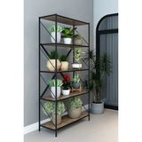Dekozum Stone Saksılık Çiçeklik Saksı Rafı Çiçek Standı Çok Amaçlı Dekoratif Raf 150 cm - Çok Renkli