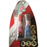 Del Glue İkiz Yapıştırıcı 14 gr Metal, Çelik, Demir, Fayans, Granit, Taş, Sert Plastik