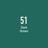Del Rey 5789657 Twin Marker BG51 Dark Green Keçe Uçlu Kalem