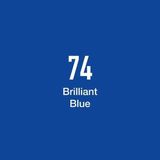 Del Rey 5789673 Twin Marker PB74 Brilliant Blue Keçe Uçlu Kalem