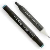 Del Rey 5789730 Twin Marker BG9 Blue Grey Keçe Uçlu Kalem