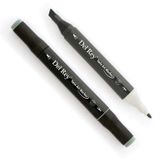 Del Rey GG5 Green Grey Twin Çift Uçlu Marker Kalem