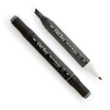 Del Rey GG7 Green Grey Twin Çift Uçlu Marker Kalem