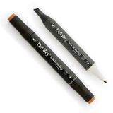 Del Rey Twin Marker BR102 Raw Umber Keçe Uçlu Kalem