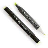 Del Rey Twin Marker GY173 Dim Green Keçe Uçlu Kalem
