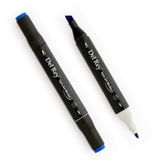 Del Rey Twin Marker PB72 Napoleon Blue Keçe Uçlu Kalem