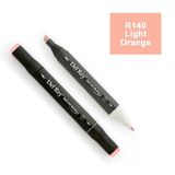 Del Rey Twın Marker R140 Lıght Orange Çift Uçlu Grafik Kalemi Mn-Dr140-(***12 Adet***)