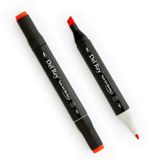Del Rey Twin Marker R16 Coral Pink Keçe Uçlu Kalem