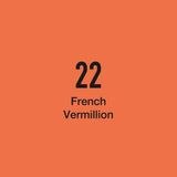 Del Rey Twin Marker R22 French Vermillion Renkli Sanatsal Malzeme Özellikli Kalem