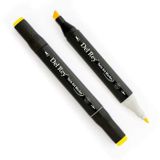 Del Rey Y35 Lemon Yellow Twin Çift Uçlu Marker Kalem