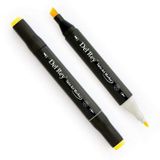 Del Rey Y38 Pale Yellow Twin Çift Uçlu Marker Kalem