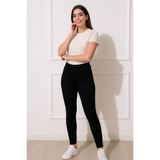 DELDNM Bagy Kadın Siyah Yüksek Bel Likralı Esnek Solmaz Fit Rahat Skinny Dar Paça Jeans Kot Pantolon
