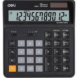 Deli 12 Haneli Smart Hesap Makinesi M01020 Siyah Renkli Ofis Ve Okul Kullanımı İçin Uygun