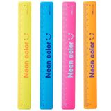 DELİ 6206 NEON COLOR SİLİKON CETVEL 18cm