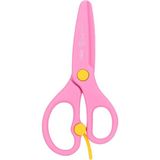 Deli Bumpees 130 mm Plastik Çocuk Makası Pembe Renkli Güvenli Kullanım için Tasarlanmış