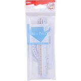 Deli Cetvel Seti 4’lü 15 cm G02404