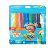 Deli ColorKids Keçeli Kalem 12'li Paket