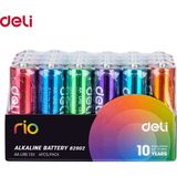 Deli Delı Alkalin Pil Aa/lr6 4’lü Paket – Uzun Ömürlü, 10 Yıl Enerji Koruma, Cıva