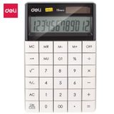 Deli Hesap Makinesi 12 digit Beyaz