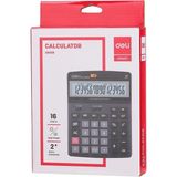 Deli Hesap Makinesi 16 digit Siyah