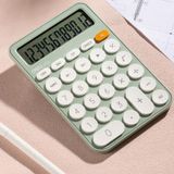 Deli Hesap Makinesi Metal 12 digit Gri