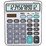 Deli M19710 Gümüş 12 Hane Masaüstü Hesap Makinesi
