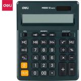 Deli M888F Koyu Yeşil 12 Haneli Çift Hafızalı Hesap Makinesi