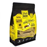 Delibon 12x15 cm Naturel Deri Pres Kemik Köpek Ödülü