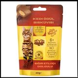Delibon 60 gr Kedi Ödül Bisküvisi Sığır Etli İçi Dolgulu-Ama.049