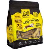 Delibon 7 cm XS Boy 50'li Paket Natural Deri Press Köpek Kemik