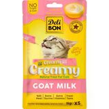 Delibon Creamy Goat Milk Keçi Sütlü Sıvı Kedi Ödülü 5x15 Gr