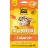 Delibon Creamy Salmon Somonlu Sıvı Kedi Ödülü 5x15 Gr