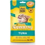 Delibon Creamy Ton Balıklı 5x15 GR Sıvı Kedi Ödül Maması