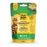Delibon Cruncy İçi Dolgulu Tavuklu ve Naneli 60 gr Kedi Ödülü