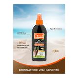 delice solaire Delice Siyah Havuç Yağı 150 ml - Yoğun Bronzlaştırıcı