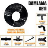 Delıklı 300 Metre Damla Sulama Sıstemı Damlama Borusu Ve Ek Parcaları Bahce Agac Fıdan Sebze Sulama Ekıpmanları Damlama Hortumu