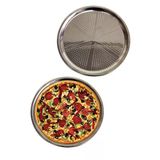 Delikli Paslanmaz Çelik Pizza Ve Lahmacun Tepsisi - Orta Boy 32 Cm