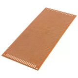 Delikli Plaket Bakır Tek Yüzlü 100X220 Mm ( Pertinaks)