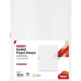 Delikli Poşet Dosya 4830-XL, A4, 100'LÜ, Şeffaf - Çok Renkli