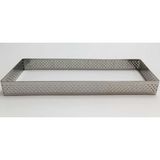 Delikli Tart Kalıbı Dikdörtgen-2 ad-19x7x2 cm