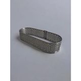 Delikli Tart Kalıbı Elips 12Cm x 3,5 H:2,5 Cm