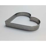 Delikli Tart Kalıbı Kalp-2 li-12x10x2 cm - 1 Adet